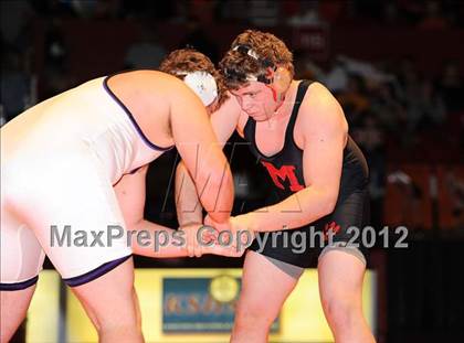 Thumbnail 1 in KSHSAA 4A State Wrestling Championships  photogallery.