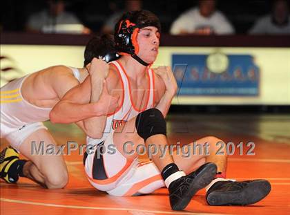 Thumbnail 2 in KSHSAA 4A State Wrestling Championships  photogallery.