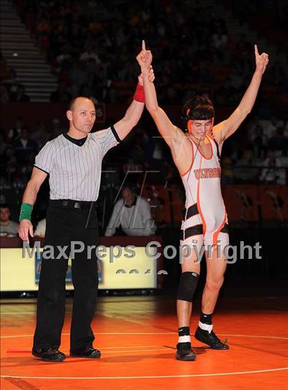 Thumbnail 3 in KSHSAA 4A State Wrestling Championships  photogallery.