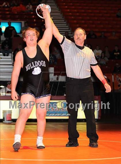 Thumbnail 3 in KSHSAA 4A State Wrestling Championships  photogallery.