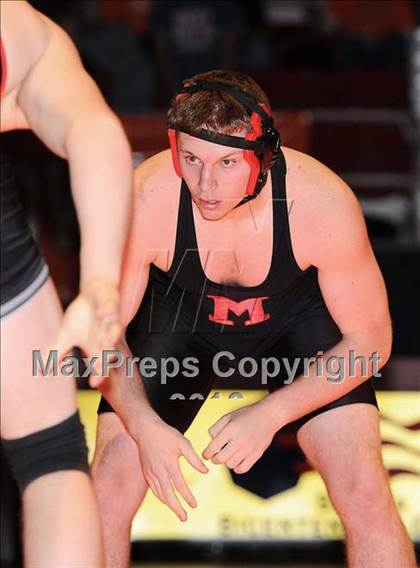 Thumbnail 1 in KSHSAA 4A State Wrestling Championships  photogallery.