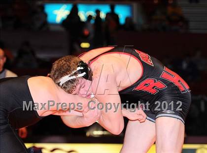 Thumbnail 2 in KSHSAA 4A State Wrestling Championships  photogallery.