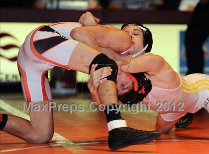 Thumbnail 2 in KSHSAA 4A State Wrestling Championships  photogallery.