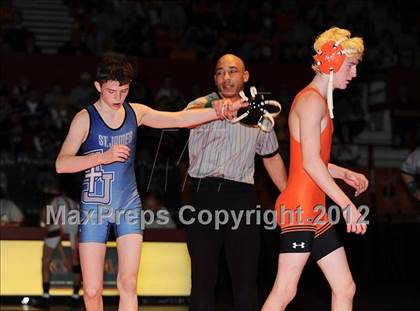 Thumbnail 3 in KSHSAA 4A State Wrestling Championships  photogallery.
