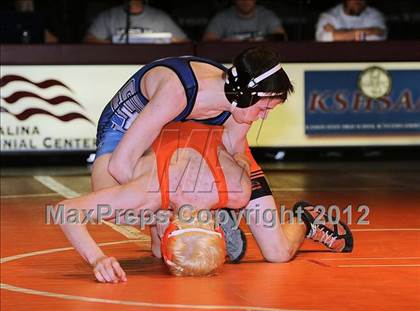 Thumbnail 1 in KSHSAA 4A State Wrestling Championships  photogallery.