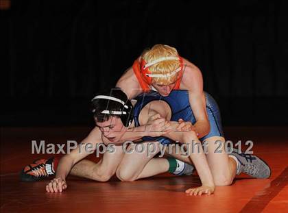 Thumbnail 2 in KSHSAA 4A State Wrestling Championships  photogallery.