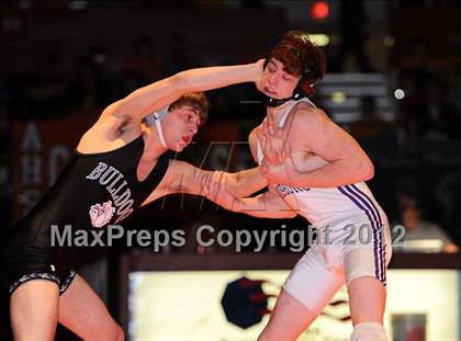 Thumbnail 2 in KSHSAA 4A State Wrestling Championships  photogallery.