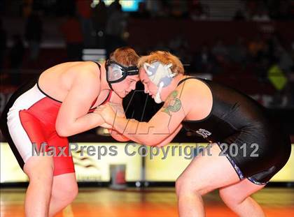 Thumbnail 1 in KSHSAA 4A State Wrestling Championships  photogallery.