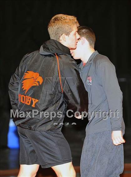 Thumbnail 1 in KSHSAA 4A State Wrestling Championships  photogallery.