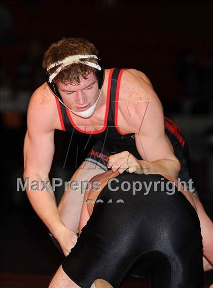 Thumbnail 2 in KSHSAA 4A State Wrestling Championships  photogallery.