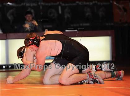Thumbnail 3 in KSHSAA 4A State Wrestling Championships  photogallery.