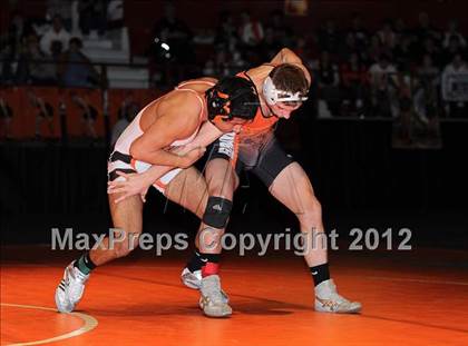Thumbnail 1 in KSHSAA 4A State Wrestling Championships  photogallery.