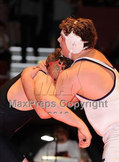 Thumbnail 1 in KSHSAA 4A State Wrestling Championships  photogallery.
