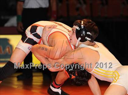 Thumbnail 3 in KSHSAA 4A State Wrestling Championships  photogallery.