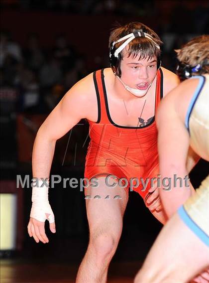 Thumbnail 3 in KSHSAA 4A State Wrestling Championships  photogallery.