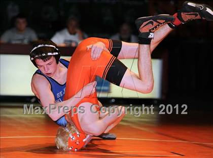 Thumbnail 2 in KSHSAA 4A State Wrestling Championships  photogallery.
