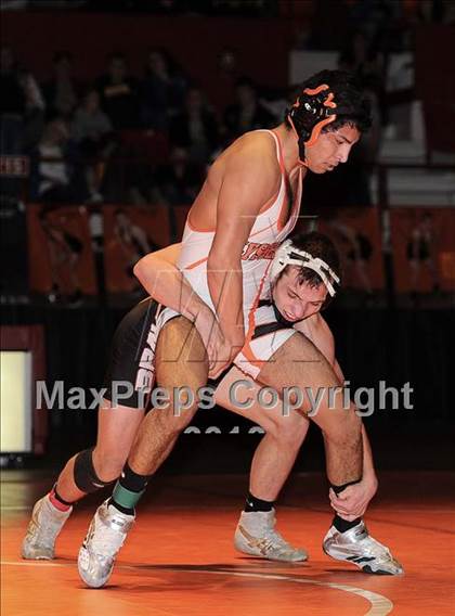 Thumbnail 2 in KSHSAA 4A State Wrestling Championships  photogallery.