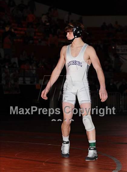 Thumbnail 2 in KSHSAA 4A State Wrestling Championships  photogallery.