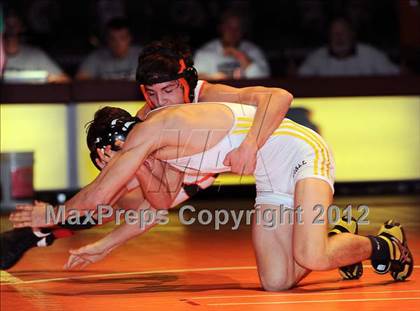 Thumbnail 2 in KSHSAA 4A State Wrestling Championships  photogallery.