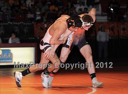 Thumbnail 3 in KSHSAA 4A State Wrestling Championships  photogallery.