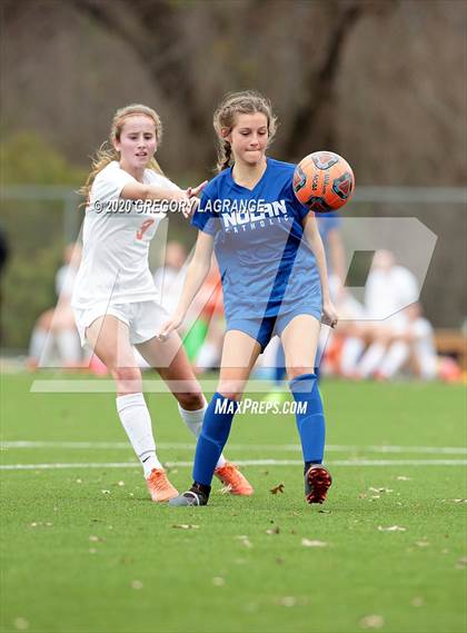 Thumbnail 2 in Nolan Catholic vs Mount Carmel (National Elite Prep Showcase) photogallery.