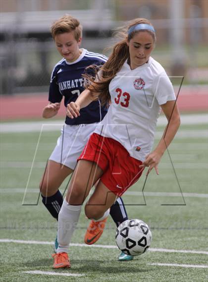 Thumbnail 2 in Manhattan vs Maize (KSHSAA 6A Third Place Match) photogallery.