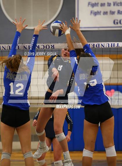 Thumbnail 1 in Rocklin vs. Gregori (CIF SJS D1 Quarterfinal) photogallery.