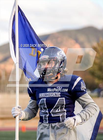 Thumbnail 2 in Duchesne vs. Milford (UHSAA 2A Semifinal) photogallery.