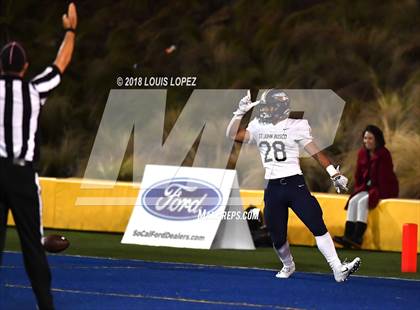 Thumbnail 2 in Mater Dei vs. St. John Bosco photogallery.