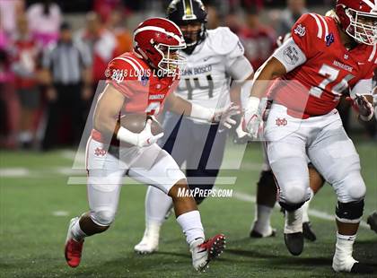 Thumbnail 2 in Mater Dei vs. St. John Bosco photogallery.