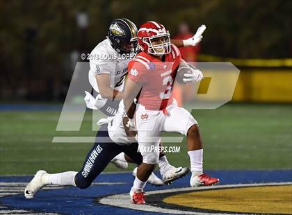 Thumbnail 3 in Mater Dei vs. St. John Bosco photogallery.
