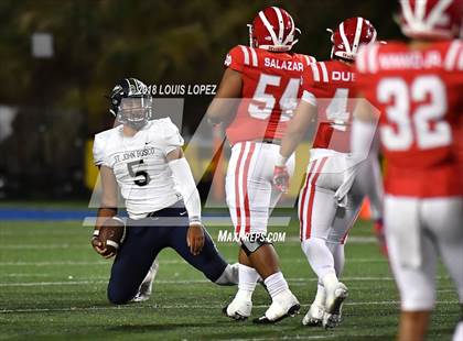 Thumbnail 1 in Mater Dei vs. St. John Bosco photogallery.