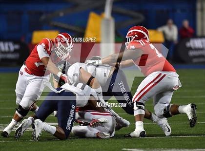 Thumbnail 2 in Mater Dei vs. St. John Bosco photogallery.