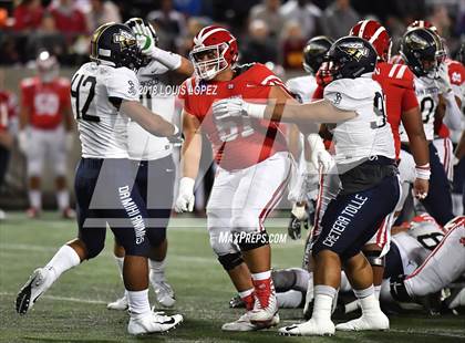 Thumbnail 3 in Mater Dei vs. St. John Bosco photogallery.