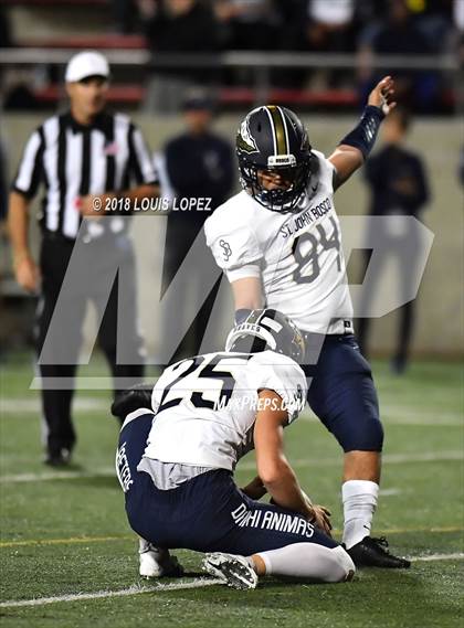 Thumbnail 2 in Mater Dei vs. St. John Bosco photogallery.