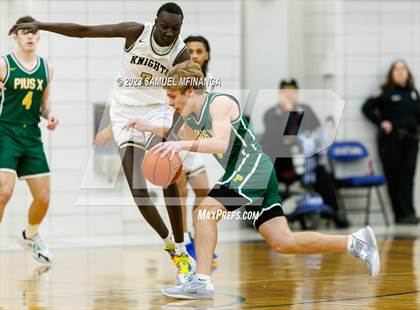 Thumbnail 2 in Lincoln Southeast vs. Pius X (HAC Tournament) photogallery.