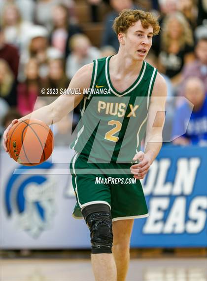 Thumbnail 3 in Lincoln Southeast vs. Pius X (HAC Tournament) photogallery.