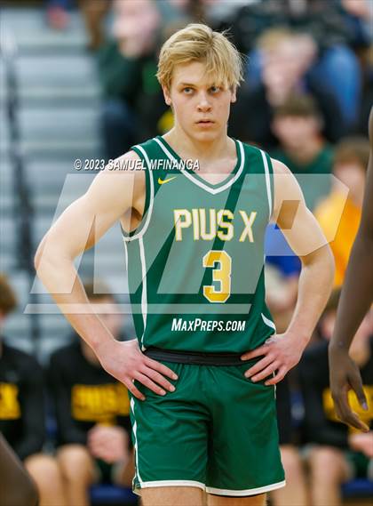 Thumbnail 2 in Lincoln Southeast vs. Pius X (HAC Tournament) photogallery.