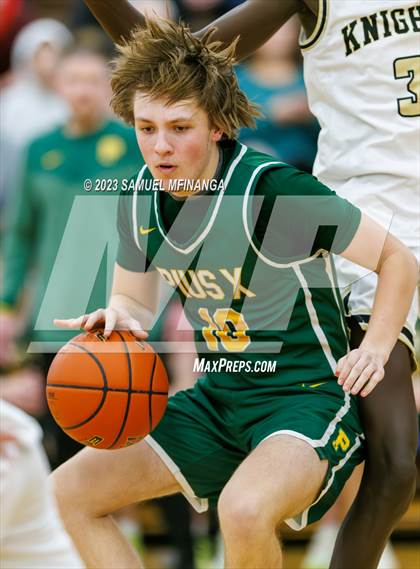 Thumbnail 3 in Lincoln Southeast vs. Pius X (HAC Tournament) photogallery.