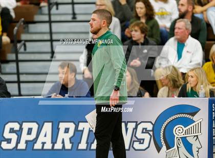 Thumbnail 2 in Lincoln Southeast vs. Pius X (HAC Tournament) photogallery.