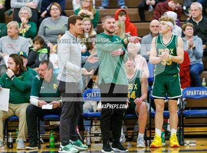 Thumbnail 2 in Lincoln Southeast vs. Pius X (HAC Tournament) photogallery.