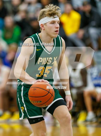 Thumbnail 2 in Lincoln Southeast vs. Pius X (HAC Tournament) photogallery.