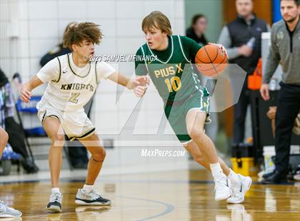 Thumbnail 2 in Lincoln Southeast vs. Pius X (HAC Tournament) photogallery.