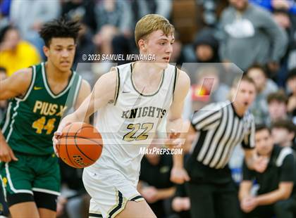 Thumbnail 2 in Lincoln Southeast vs. Pius X (HAC Tournament) photogallery.