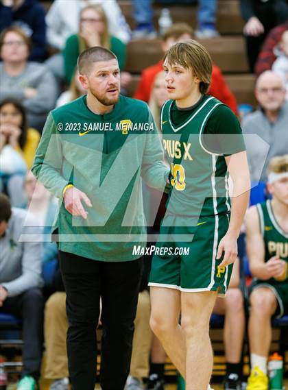 Thumbnail 1 in Lincoln Southeast vs. Pius X (HAC Tournament) photogallery.