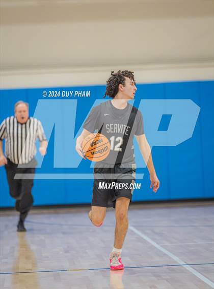 Thumbnail 2 in Servite vs. Peninsula photogallery.