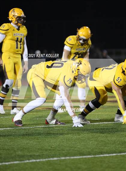 Thumbnail 3 in Oxford vs. Adams (MHSAA District Playoff) photogallery.
