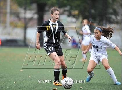 Thumbnail 2 in McKee Vo-Tech vs Beacon (PSAL A Division Quarterfinal) photogallery.