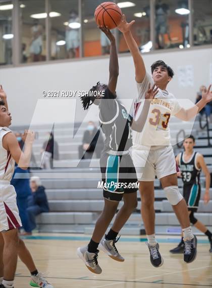 Thumbnail 2 in Guajome Park Academy vs. Southwest SD (6th Annual Del Lago Tip Off Classic) photogallery.