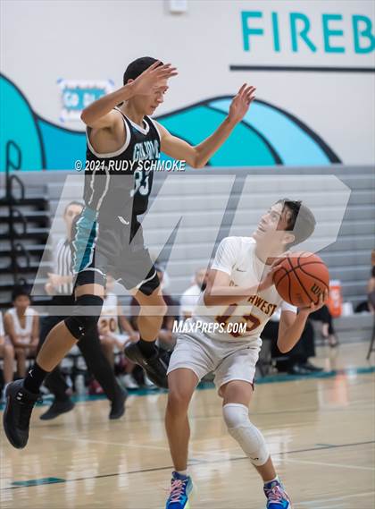 Thumbnail 2 in Guajome Park Academy vs. Southwest SD (6th Annual Del Lago Tip Off Classic) photogallery.